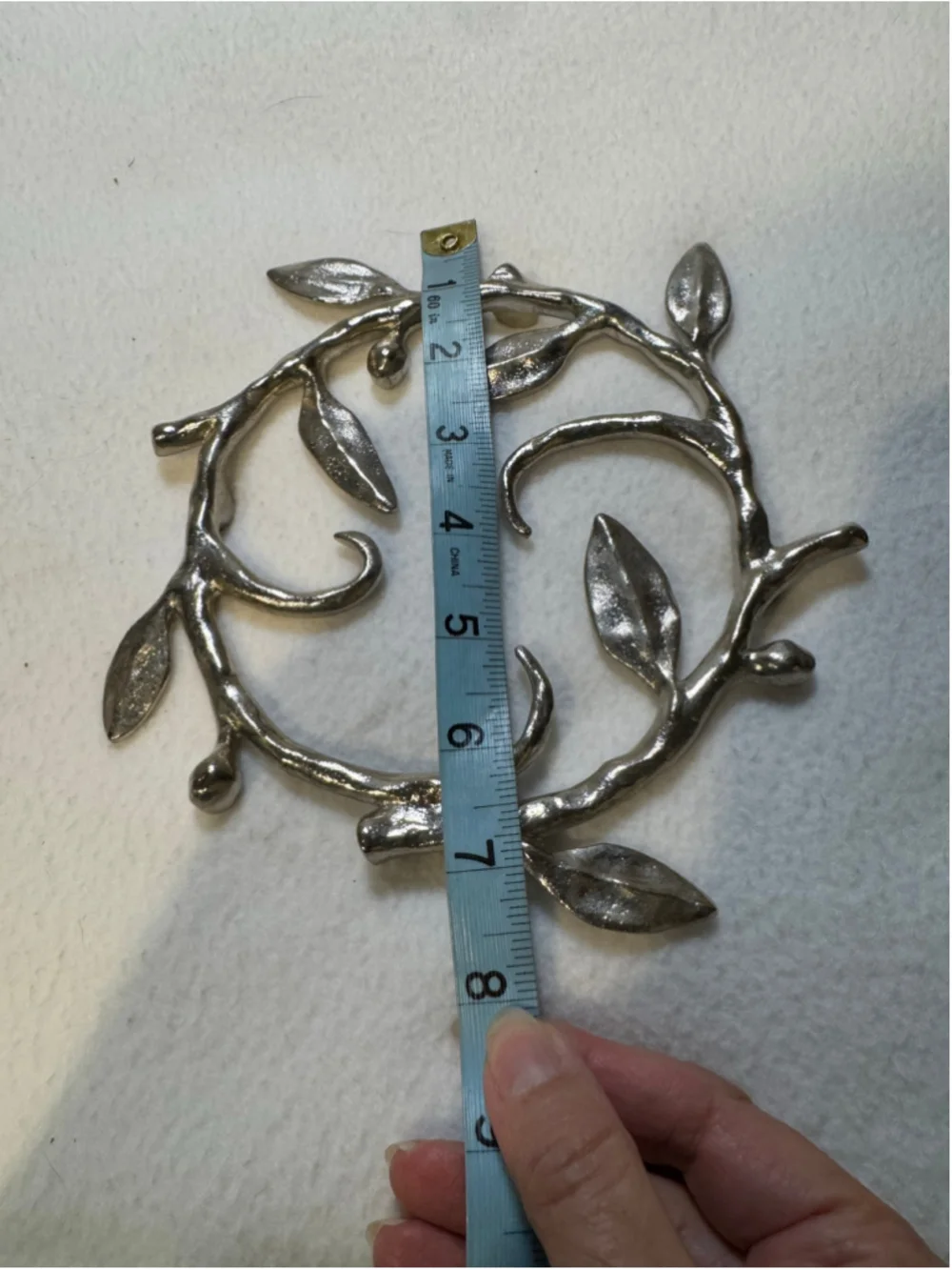 Michael Aram Leaf Trivet Silver Kitchen Tool Decor